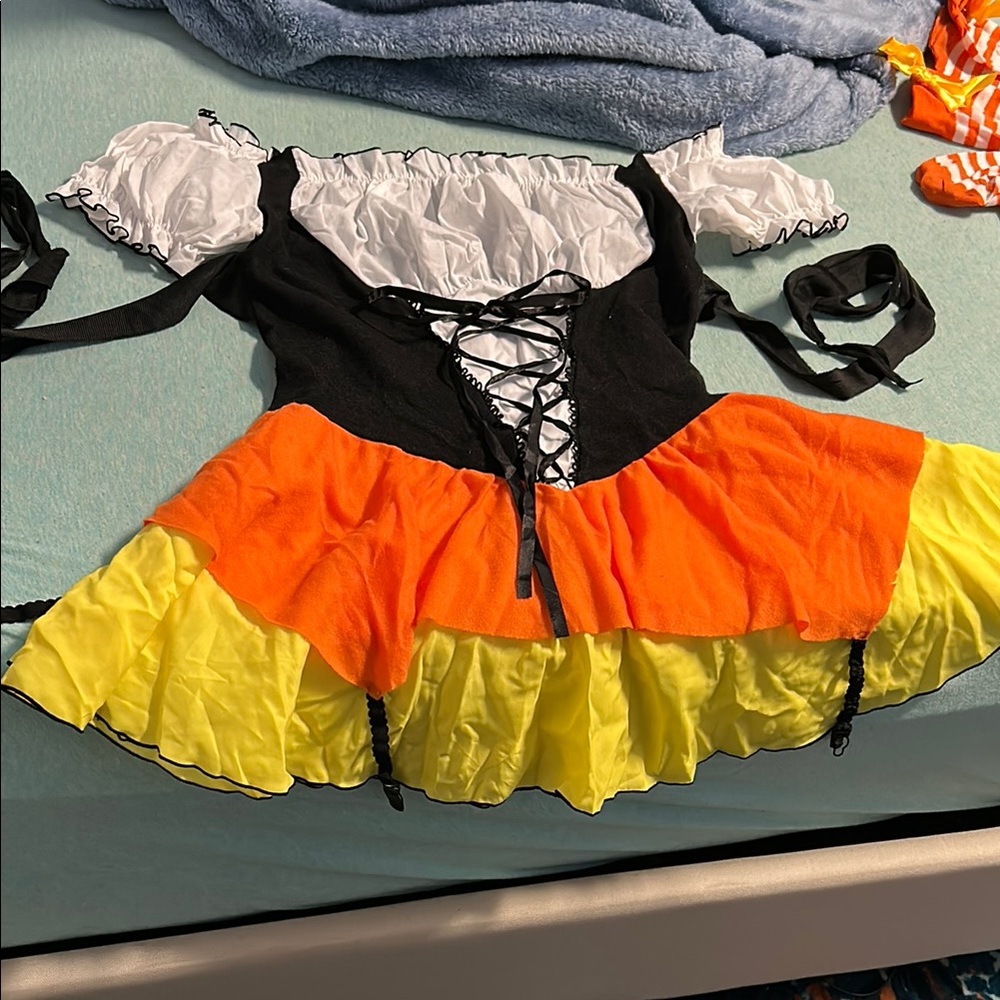 Leg Avenue Womens Halloween Costume - Kandy Korn Witch